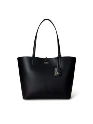 LAUREN RALPH LAUREN Torebka 431795329073 Czarny. Czarne shopper Lauren Ralph Lauren, bez wzorów, ze skóry, bez dodatków. Za 969.99 zł.
