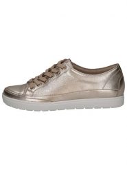 Caprice Skórzane sneakersy w kolorze złotym rozmiar: 37. Żółte trampki Caprice, bez wzorów, ze skóry, bez zapięcia. Za 193.70 zł.