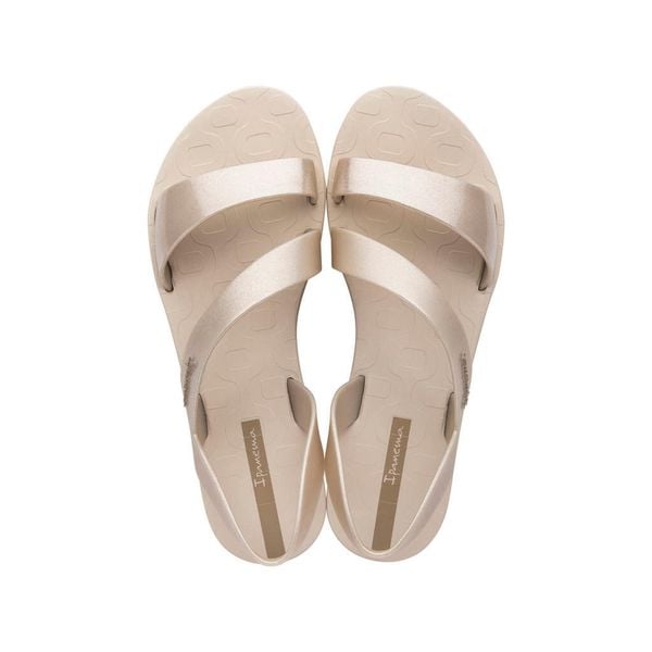 Sandały plażowe damskie Ipanema Vibe Sandal FEM. Brązowe sandały Ipanema, bez wzorów, z gumy, sportowe, bez obcasa, bez zapięcia. Za 89.99 zł.
