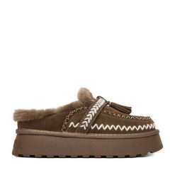 Śniegowce Badura. Brązowe trapery i śniegowce Badura. Za 179.99 zł.