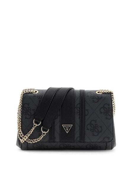 Guess Torebka Noelle II HWSS96 72210 Szary. Szare listonoszki Guess, z aplikacjami, ze skóry, bez dodatków. Za 350.99 zł.