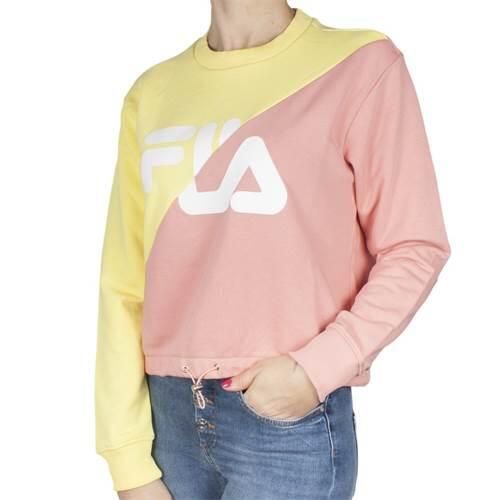 Bluza sportowa damska Fila 687491A473. Żółte bluzy Fila, s, bez wzorów, bez kaptura. Za 129.00 zł.