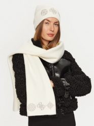 Guess Czapka AW5177 POL01 Biały. Białe czapki Guess, z aplikacjami, z materiału. Za 97.00 zł.