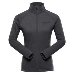 Bluza damska sportowa szybkoschnąca Alpine Pro Dozera 2. Szare bluzy Alpine Pro, bez wzorów, bez kaptura. W wyprzedaży za 319.00 zł.