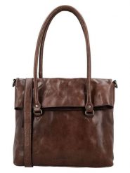 HIDE & STITCHES Skórzana torebka "Westland" w kolorze ciemnobrązowym - 36 x 29 x 9 cm rozmiar: onesize. Brązowe torby na laptopa HIDE & STITCHES, bez wzorów, z materiału, na ramię. Za 384.71 zł.