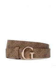 Guess Pasek Damski BW7862 P3430 Beżowy. Brązowe paski Guess, z aplikacjami, ze skóry. Za 149.99 zł.