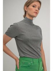 Josephine & Co Sweter "Senna" w kolorze szarym rozmiar: L. Szare swetry Josephine & Co, l, bez wzorów, bez ramiączek. Za 92.86 zł.