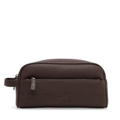 Kosmetyczka Beverly Hills Polo Club. Brązowe kufry i kosmetyczki Beverly Hills Polo Club, bez wzorów, bez dodatków. Za 69.99 zł.