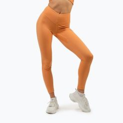 Legginsy NEBBIA Discipline. Brązowe legginsy Nebbia, bez wzorów. Za 209.99 zł.