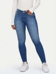ONLY Jeansy Blush 15293282 Niebieski Skinny Fit. Niebieskie jeansy Only, xs, bez wzorów. Za 169.99 zł.