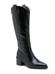 Sixth Sens Kozaki w kolorze czarnym rozmiar: 40. Czarne kozaki Sixth Sens, na zimę, bez obcasa, bez zapięcia. Za 231.13 zł.