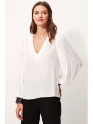 Sandro Ferrone Bluzka w kolorze białym rozmiar: S. Białe bluzki Sandro Ferrone, s, bez wzorów, bez kołnierzyka, bez ramiączek. Za 105.63 zł.