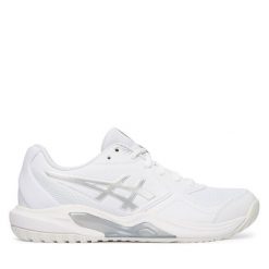 Buty do tenisa Asics. Białe obuwie sportowe Asics, bez zapięcia, tenisowe. Za 309.99 zł.