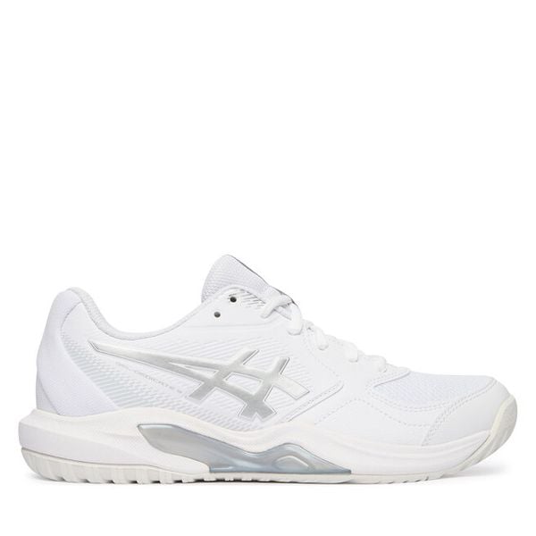 Buty do tenisa Asics. Białe obuwie sportowe Asics, bez zapięcia, tenisowe. Za 309.99 zł.