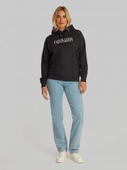 Calvin Klein Bluza w kolorze czarnym rozmiar: M. Czarne bluzy Calvin Klein, m, bez wzorów, z bawełny, z kapturem. Za 255.95 zł.