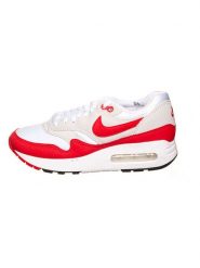 Nike Skórzane sneakersy "Air Max 1 '86" w kolorze pomarańczowo-beżowo-białym rozmiar: 36,5. Białe trampki Nike, bez wzorów, bez zapięcia. Za 260.35 zł.