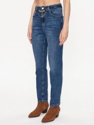 Liu Jo Jeansy UF3019 D4391 Granatowy Straight Fit. Niebieskie jeansy Liu Jo, bez wzorów. Za 309.99 zł.