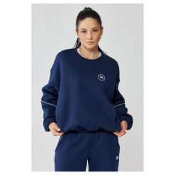 Damska bluza sportowa oversize Rough Radical Trip Classic. Niebieskie bluzy ROUGH RADICAL, bez wzorów, bez kaptura. Za 167.92 zł.