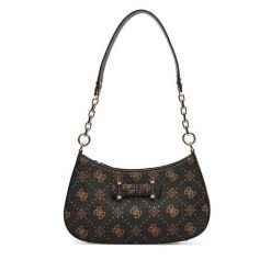Torebka Guess. Brązowe torebki klasyczne Guess, z aplikacjami, bez dodatków. Za 549.99 zł.
