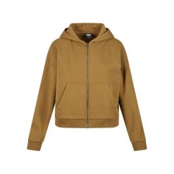 Damska Bluza Z Kapturem Z Pełnym Zamkiem Błyskawicznym. Zielone bluzy Urban Classics, xl, bez wzorów, z kapturem. Za 179.99 zł.