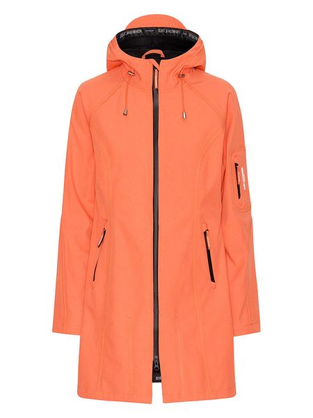 Ilse Jacobsen Płaszcz przeciwdeszczowy w kolorze pomarańczowym rozmiar: 46. Pomarańczowe kurtki sportowe Ilse Jacobsen, m, bez wzorów, bez kaptura, outdoorowe. Za 365.95 zł.