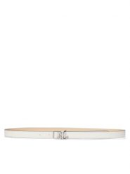 LAUREN RALPH LAUREN Pasek Damski 412883715009 Écru. Paski Lauren Ralph Lauren, bez wzorów, ze skóry. Za 249.99 zł.