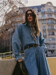 Koszula jeansowa - niebieski. Niebieskie koszule Reserved, l, bez wzorów, z bawełny, bez kołnierzyka, bez ramiączek. Za 139.99 zł.