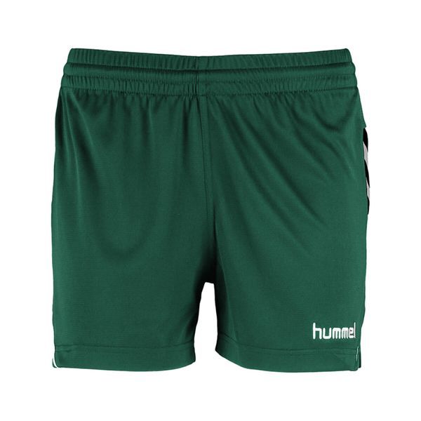 Spodenki damskie sportowe Hummel Authentic Charge Poly Shorts. Zielone obuwie sportowe Hummel, bez zapięcia, na fitness i siłownię. Za 49.00 zł.