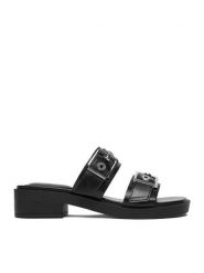 Beverly Hills Polo Club Klapki CEO-HY7006-1 Czarny. Czarne klapki Beverly Hills Polo Club, bez wzorów, z materiału, bez obcasa. Za 179.99 zł.