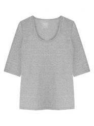 Claesens Koszulka w kolorze szarym rozmiar: L. Szare bluzki Claesen‘s, l, bez wzorów, z bawełny, bez kołnierzyka, bez ramiączek. Za 52.42 zł.