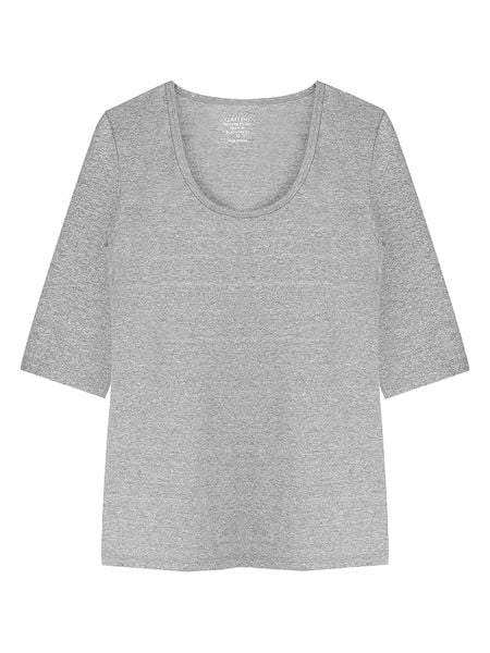 Claesens Koszulka w kolorze szarym rozmiar: L. Szare bluzki Claesen‘s, l, bez wzorów, z bawełny, bez kołnierzyka, bez ramiączek. Za 52.05 zł.