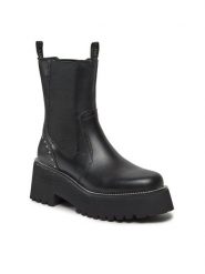 Liu Jo Sztyblety Flair 06 SF3019 PX241 Czarny. Czarne botki Liu Jo, bez wzorów, ze skóry, bez obcasa, na płaskiej podeszwie, bez zapięcia. Za 1,559.00 zł.