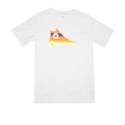 Odzież Converse. Biała koszulki sportowe Converse, bez wzorów, bez ramiączek. Za 137.99 zł.