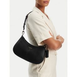 Torebka Guess. Czarne torebki klasyczne Guess, z aplikacjami, bez dodatków. Za 384.99 zł.