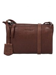 Burkely Skórzana torebka w kolorze brązowym - 21 x 15 x 5 cm rozmiar: onesize. Brązowe torby na ramię Burkely, bez wzorów, z materiału, na ramię, bez dodatków. Za 171.68 zł.