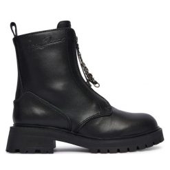 Trapery Pepe Jeans. Czarne trapery i śniegowce Pepe Jeans, z jeansu. Za 619.99 zł.