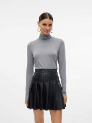 Vero Moda Koszulka w kolorze szarym rozmiar: XL. Szare bluzki Vero Moda, xl, bez wzorów, bez kołnierzyka, bez ramiączek. Za 32.98 zł.