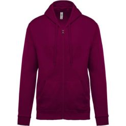 Bluza z kapturem na zamek Kariban Molleton. Szare bluzy KARIBAN, s, bez wzorów, z bawełny, z kapturem. Za 195.50 zł.