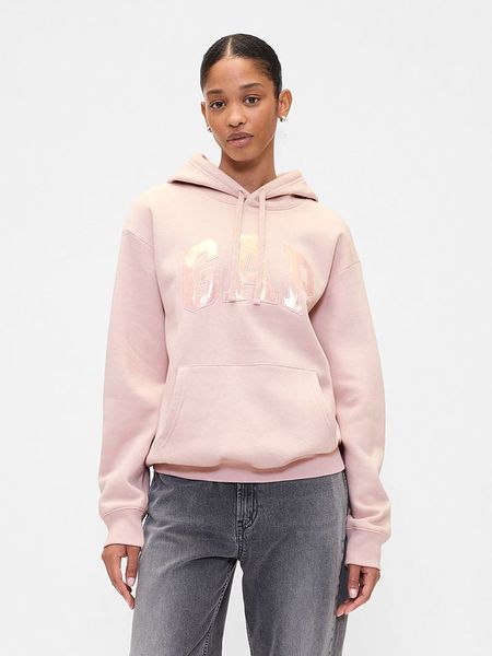 GAP Bluza w kolorze jasnoróżowym rozmiar: XL. Różowe bluzy GAP, xl, bez wzorów, z kapturem. Za 87.40 zł.