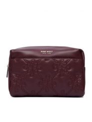 Nine West Kosmetyczka CEO-NW-W1-030-AW26 Bordowy. Czerwone kufry i kosmetyczki Nine West, bez wzorów, ze skóry, bez dodatków. Za 79.99 zł.