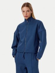 Reebok Bluza Lidka RK25979CCW Granatowy Relaxed Fit. Niebieskie bluzy Reebok, xs, bez wzorów, z bawełny, bez kaptura. Za 199.99 zł.