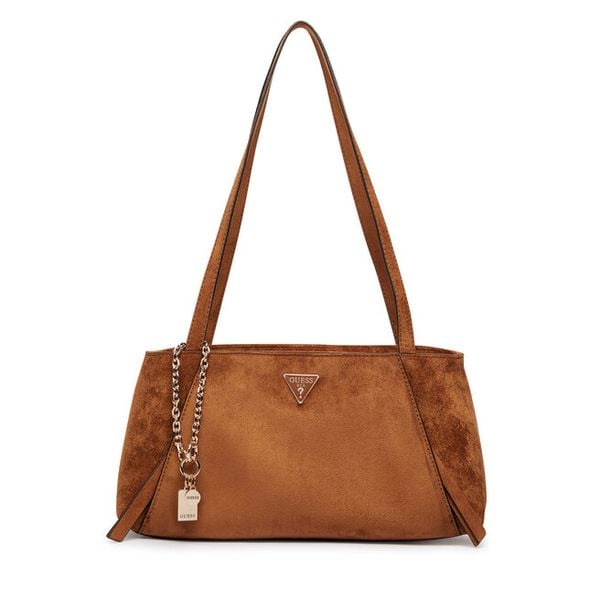 Torebka Guess. Brązowe torebki klasyczne Guess, z aplikacjami, bez dodatków. Za 584.99 zł.