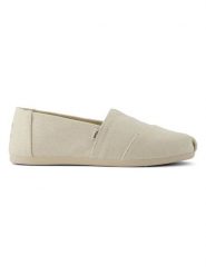 TOMS Espadryle w kolorze kremowym rozmiar: 41. Brązowe espadryle Toms, bez wzorów, bez obcasa, bez zapięcia. Za 153.45 zł.