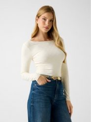 Guess Top 180411 Biały Classic Fit. Białe topy Guess, xs, z aplikacjami, bez kołnierzyka, bez ramiączek. Za 265.00 zł.