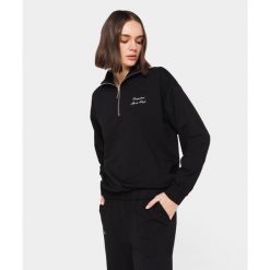 Bluza dla kobiet Carpatree Sports Club. Czarne bluzy Carpatree, s, bez wzorów, z dresówki, bez kaptura. Za 269.99 zł.