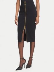 Elisabetta Franchi Spódnica ołówkowa GK-28B-66E2-V440 Czarny Slim Fit. Czarne spódnice Elisabetta Franchi, bez wzorów, ołówkowe. Za 1,879.00 zł.