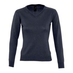 Bluza Damska Galaxy Z Dekoltem V. Niebieskie bluzy SOL'S, s, bez wzorów, bez kaptura. Za 170.99 zł.