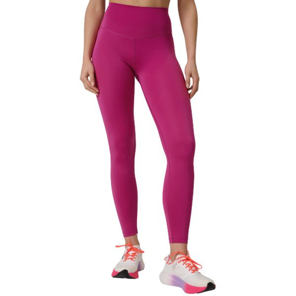 Legginsy damskie 4F FNK. Czerwone legginsy 4f, xl, bez wzorów, z podwyższonym stanem, długie. Za 99.99 zł.