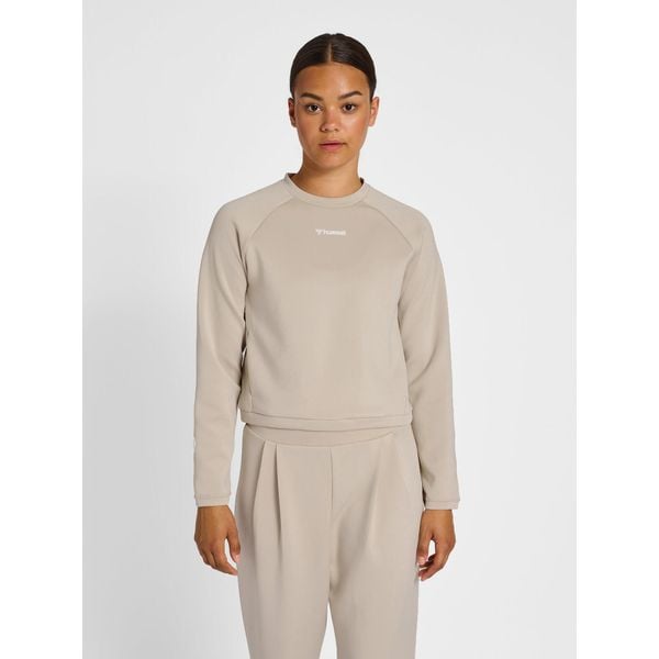 Damska krótka bluza Hummel MT Kalu. Szare bluzy Hummel, bez wzorów, bez kaptura. W wyprzedaży za 193.50 zł.