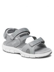 Halti Sandały Resa W Outdoor Sandal 054-2896 Szary. Szare sandały HALTI, bez wzorów, z materiału, bez obcasa, na płaskiej podeszwie, bez zapięcia. Za 169.99 zł.